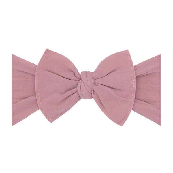 knot-mauve Baby Bling Bows clips headbands - Sophia's StyleKNOT-